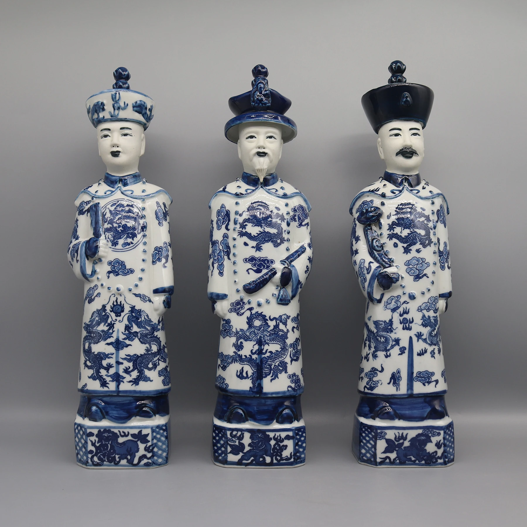 3 Generations of Chinese Emperors in Qing Dynasty, Porcelain Emperor  Statue, Home Decoration - AliExpress, image size:1800x1800