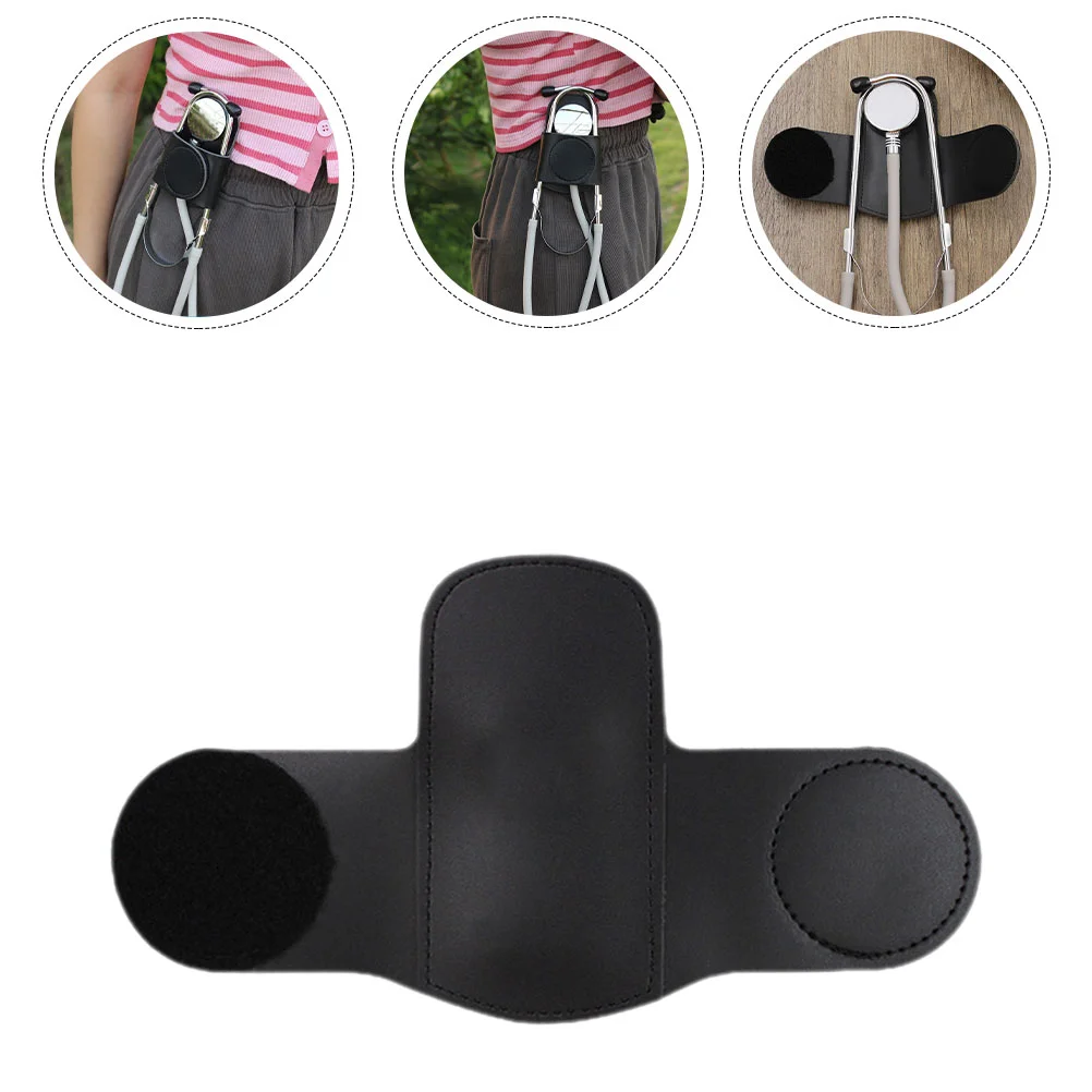 

PU Stethoscope Holster Stethoscope Clip Stethoscope Clip Hip Holder for Nurse