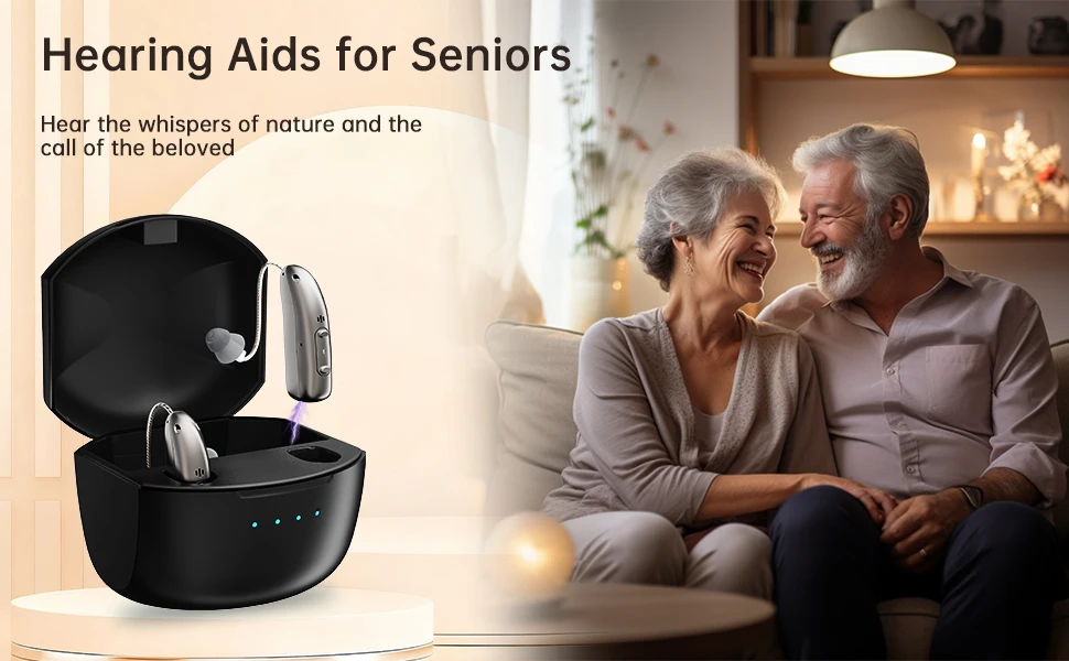 Appareil auditif bte numérique pour seniors et modes réglables_voghion.com