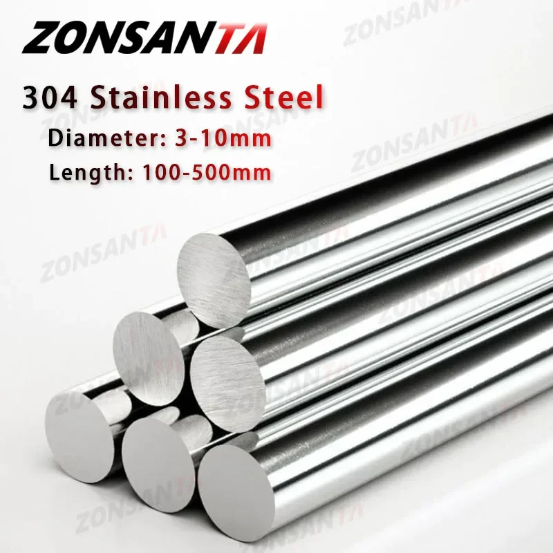 Steel Round Rod Linear Shaft Rod 1pcs