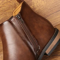 2025 New Chelsea Men Boots Fashion Brand Comfortable Leather Boots - Image 4