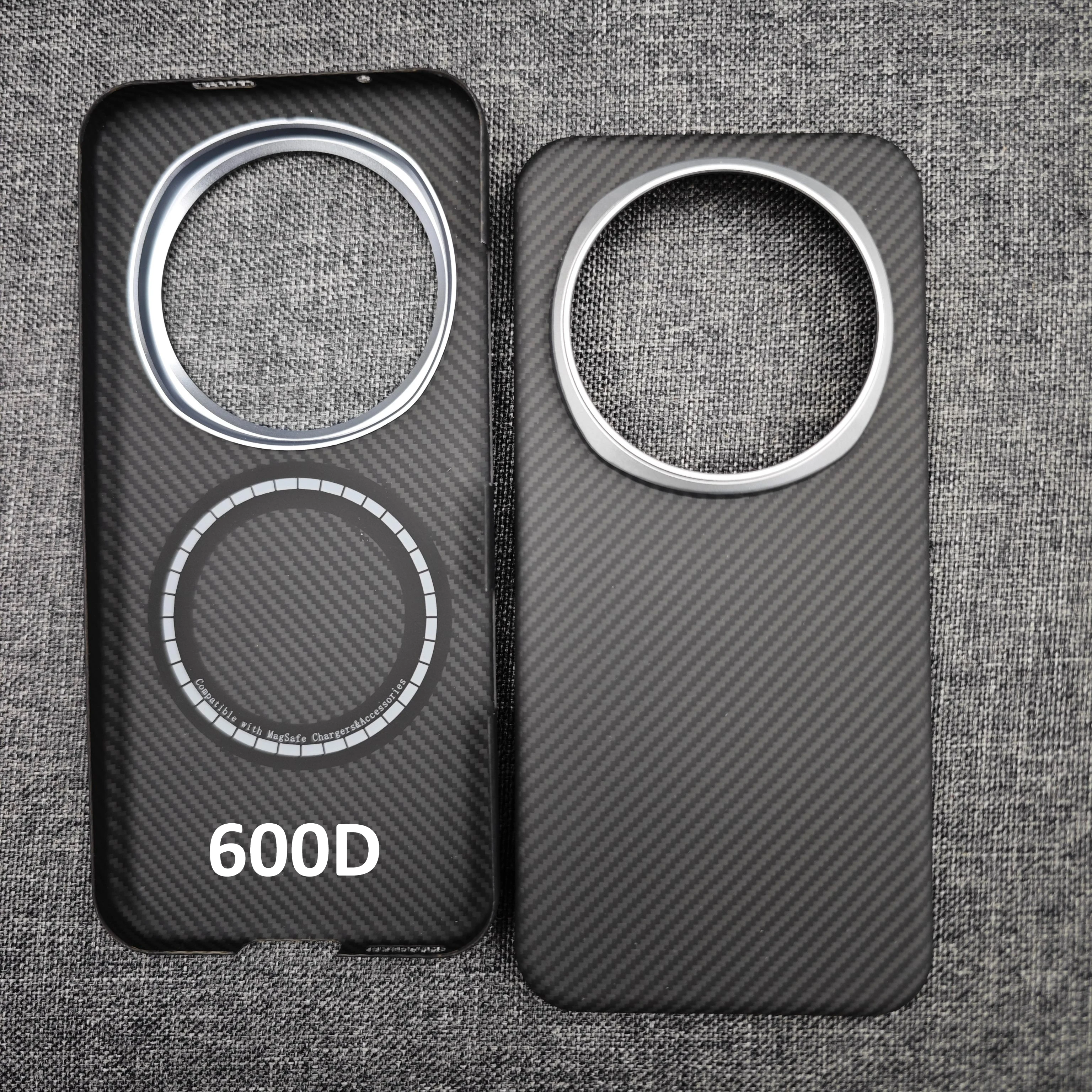 Ultra-Thin Magnetic Aramid Carbon Fiber Phone Case with MagSafe Compatibility