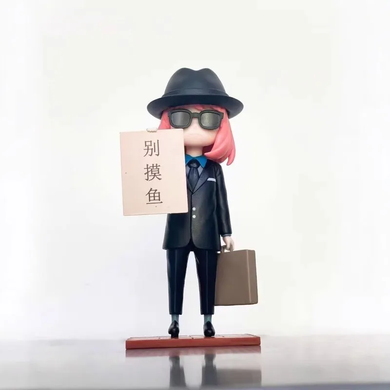 Spy×Family Anya Forger Fish Trouble Anime Figure - 15cm Collectible Statue Decoration