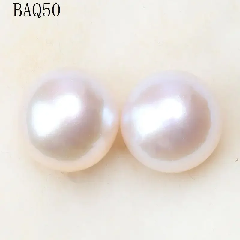 10mm Near-circular Natural Fresh Water Edison Pearl Naked Pearl with No Hole Matching 3A White DIY Earrings Jewelry Wholesale 3