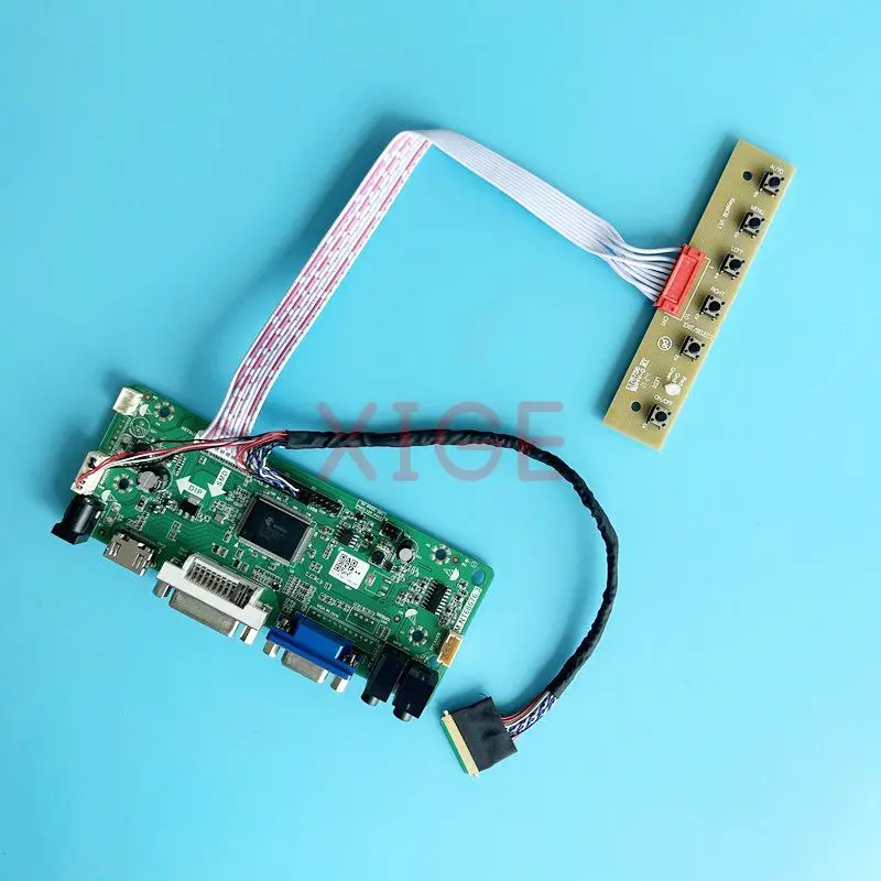 

Плата драйвера ЖК-контроллера для B101AW01 LP101WS1 HDMI-совместимая с 1024*576 VGA DVI аудио комплект «сделай сам» для ноутбука дисплей LVDS 40Pin 10,1"