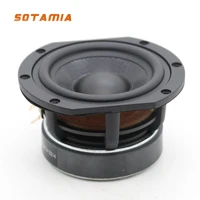 SOTAMIA 1Pcs 4 Inch Midrange Speaker 4 Ohm 40W Aluminum Frame Fever HIFI Speaker Home Sound Music Loudspeaker DIY Bookshelf 1
