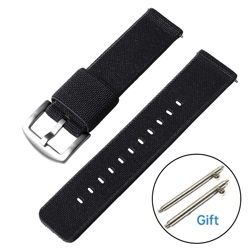 Versatile Nylon Sport Strap – Military-Grade Woven Elastic Bracelet with Quick Release