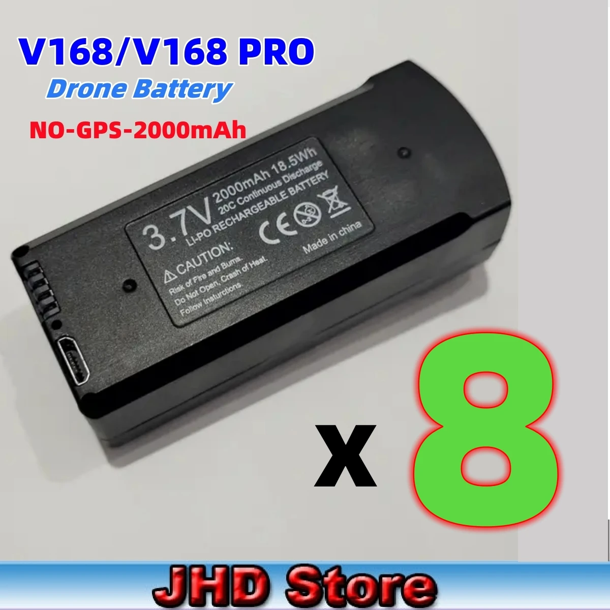 Description Picture 6 of itemJHD V168 GPS Drone Battery For V168/V168 PRO/ V168PRO MAX NO GPS /GPS Battery For V168 PRO Battery Propellers Wholesale