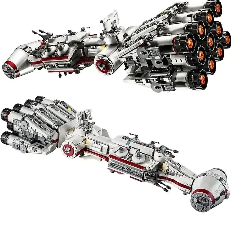 Hot Toys 05046 Star Serie Wars Tantive Iv Rebel Blockade Runner Building Blocks 75244 Bricks Toys for Children Christmas Gift