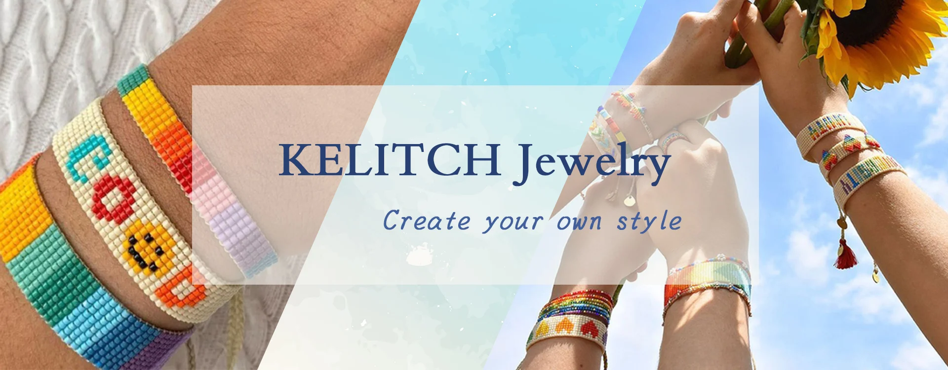 KELITCH Bracciali Donna Fatti A Mano Con Perline Naturali E Miyuki – Mix Bohémien - 2