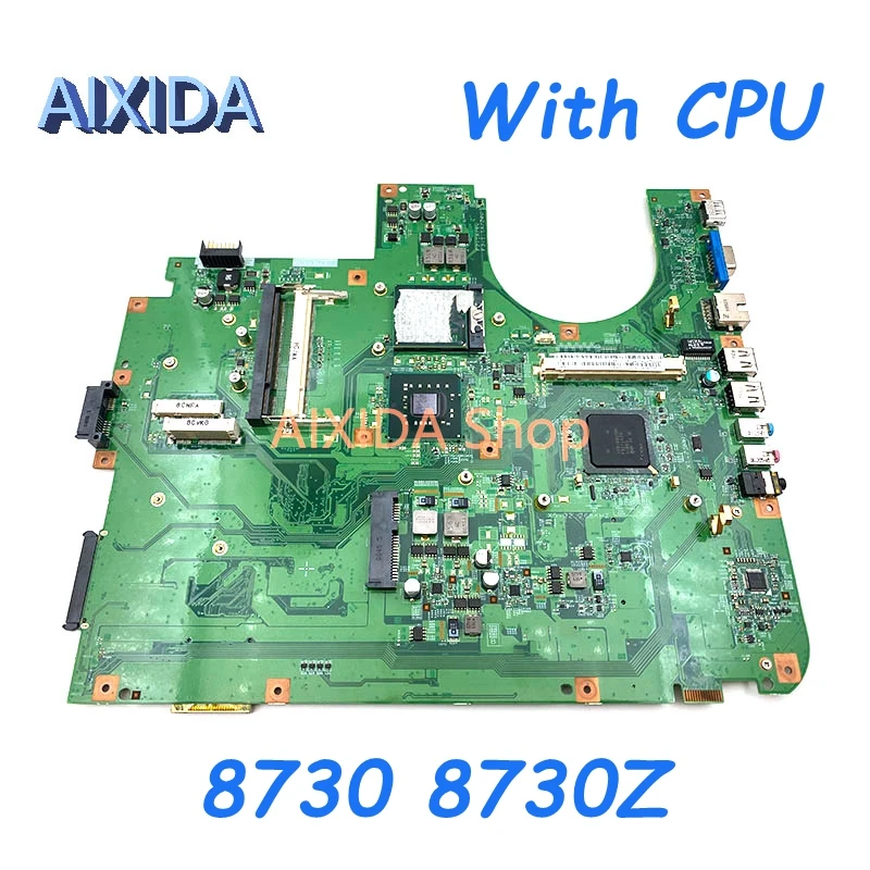 

Материнская плата AIXIDA MBAYC01002 48. 4av01. 021 для ноутбука Acer Aspire 8730, 8730Z, 8730ZG, 8730G, с системой памяти DDR2