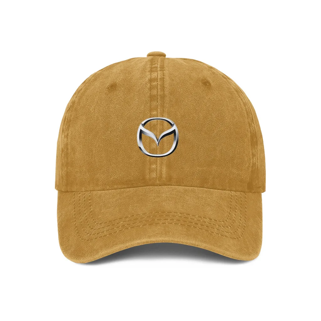 Gorra de béisbol plateada con camiseta Mazda MX-5 Gorras unisex ajustables