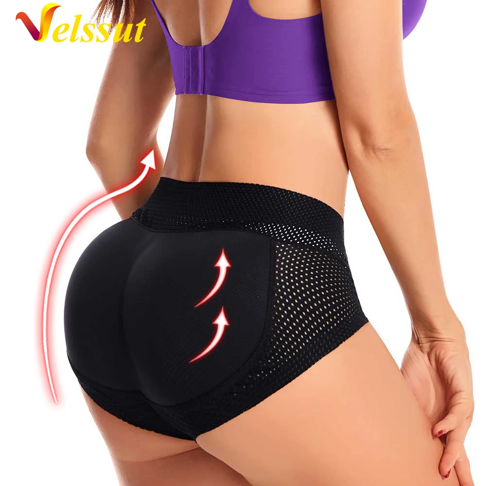 

Velssut Women Butt Lifter Panties Hip Ehancer Padded Brief Booty Lifting Shaperwear Sexy Tummy Control Underwear Slimming Panty