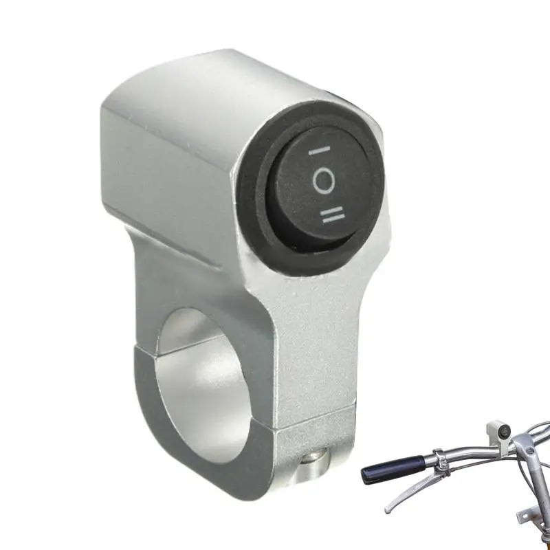 Motorcycle Light Switch 220W Auto Motorcycle Headlight Switch 12-60V Input Voltage Aluminum Alloy Third Gear Handlebar On/Off adjustable mount waterproof switches button dc12v fog light motorcycle aluminum alloy led motorcycle switch on off handlebar