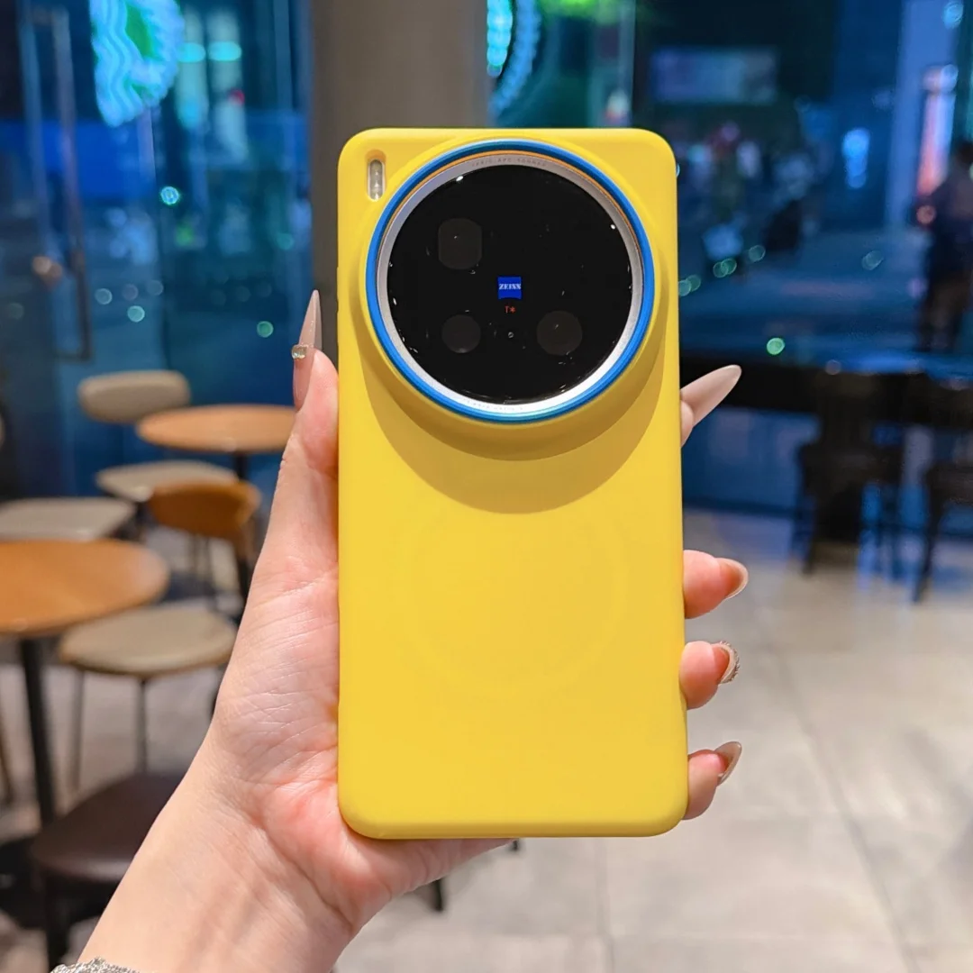 Magnetic Blue Camera Protector Mobile Phone Case Cover with Enhanced Protection