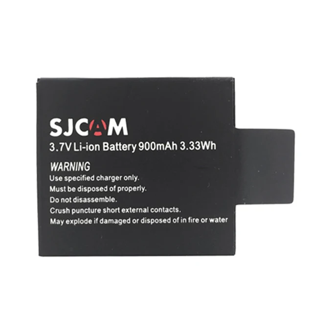Batteria Per Action Cam SJ4000 SJ5000 M10 - 3.7V 900mAh Litio Originale | Ricambio Per Fotocamera Sportiva - Foto 10