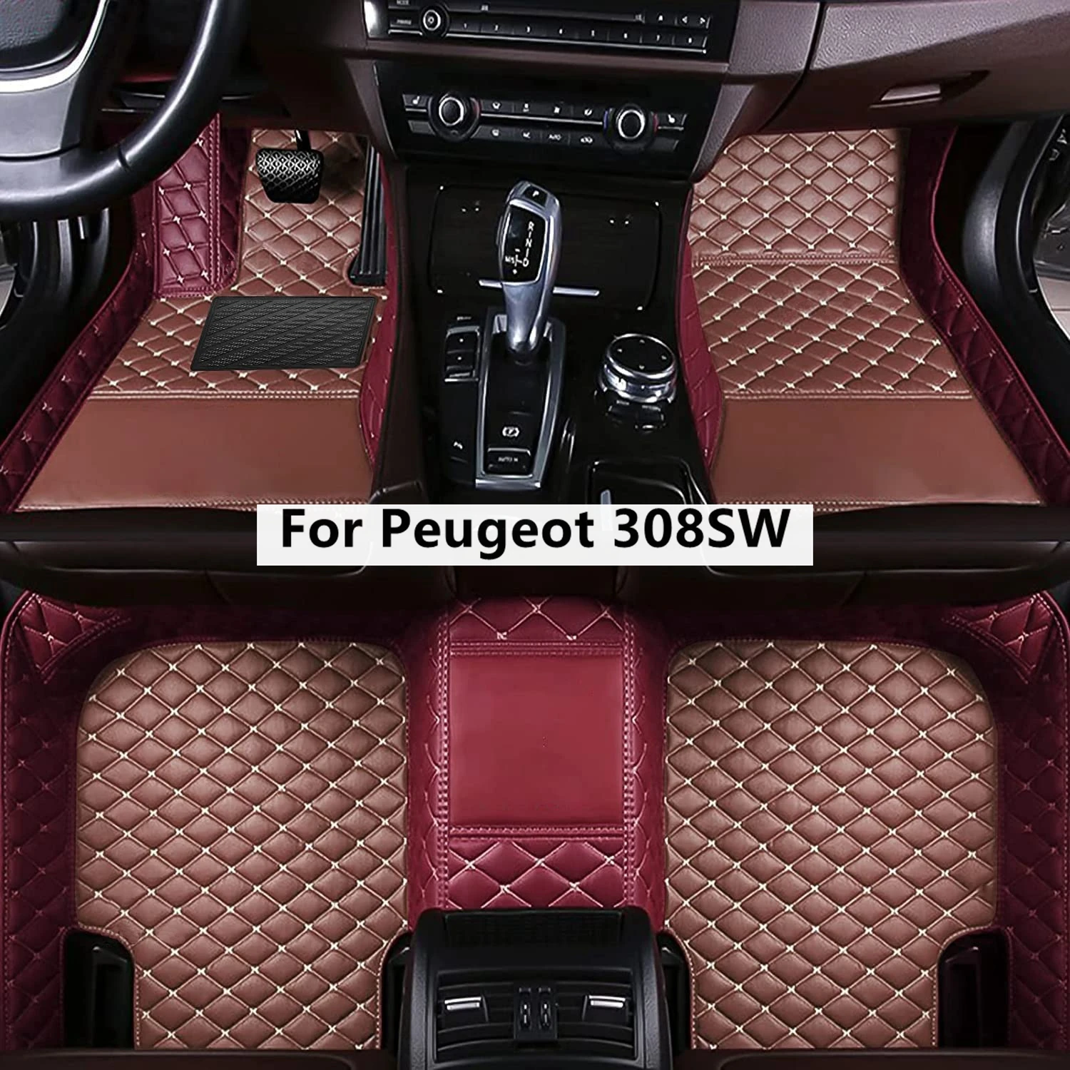 

Подходящие цвета автомобильные коврики на заказ для 2012 Peugeot 308SW автомобильные аксессуары ножной коврик