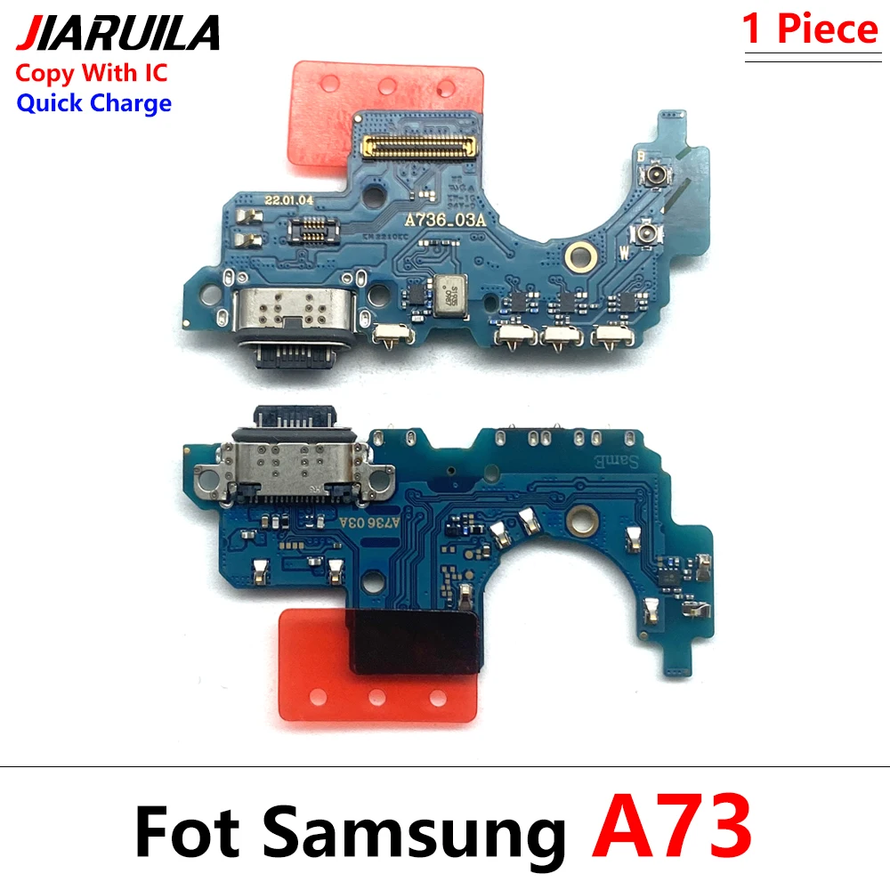 

New USB Charging Port Dock Charger Connector Board For Samsung A73 Main Board Motherboard Flex Cable