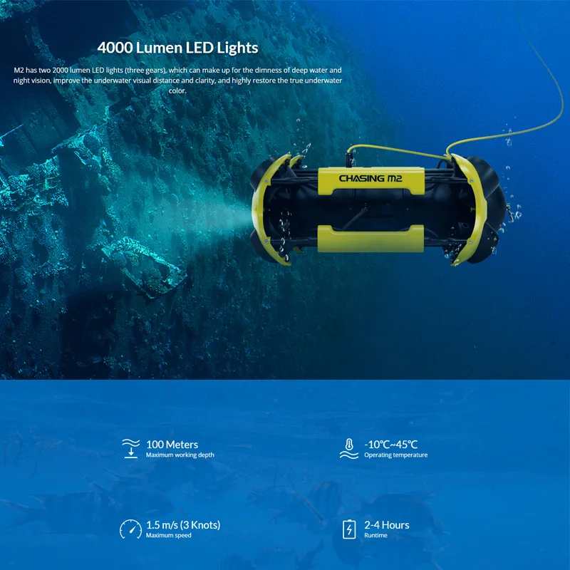 The Gladius M2 professional underwater drone has 8 vector thruster layouts and supports 4K + EIS underwater cameras 8 Sa5b3ee717e1747af84d69ea3c9a51d33k The Gladius M2 professional underwater drone has 8 vector thruster layouts and supports 4K + EIS underwater cameras