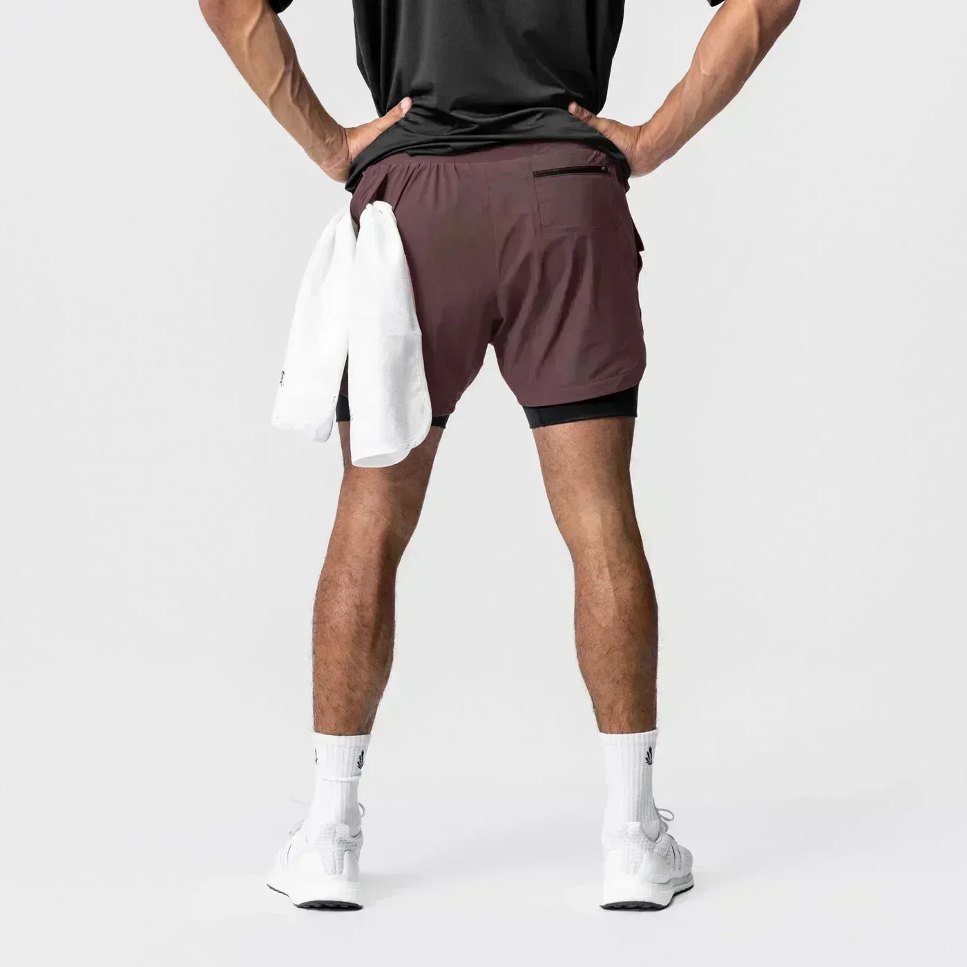 One Piece Herren Doppelschicht-Shorts Monkey D. Ruffy Sommer japanische Anime gefälschte zweiteilige Sport-Fitness schnell trocknende Shorts – Detail 24