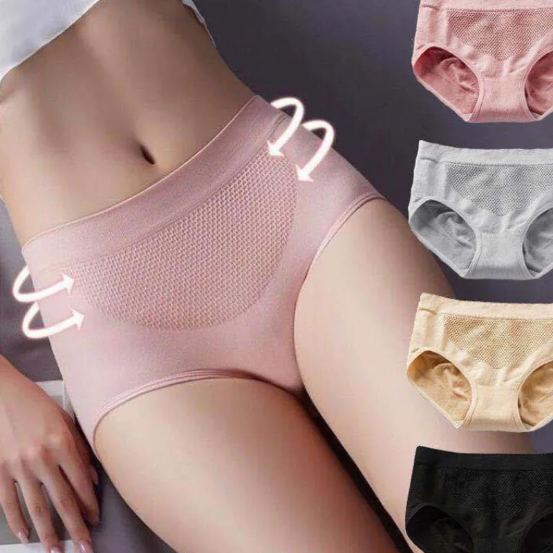 Japanese New Cotton Physiological Underwear Female High Waist