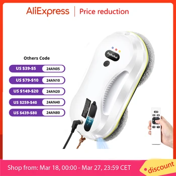 가정용 창 자동 물 스프레이 청소 로봇 진공 청소기, 원격 제어, 전기 창 와이퍼, 가정용 유리 와이퍼