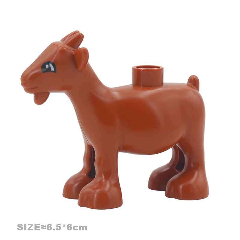 Large Farm Animal Building Block Set - Educational Assembly Toys