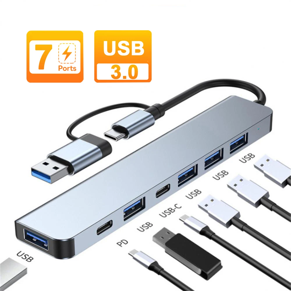 SSK-concentrador USB 3,0 Multi USB 3,0/2,0 De Alta... - Grandado