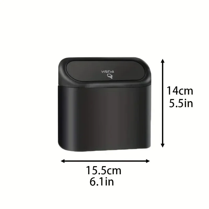 Mini Car Trash Can with Lid 6