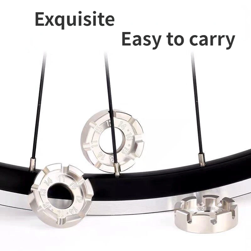 Bicycle spoke bar 6-port handle wire wrench spoke regulator regulator Motorcycle bicycle universal tool maintenance tool