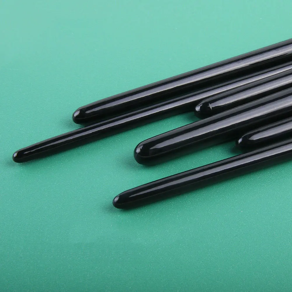 6pcs Professional Artist Paint Detail Tip Brushes, Anti-Shedding Nylon Bristles，Wooden Handles, for Acrylic, Oil & Watercolor 6