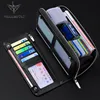 WilliamPOLO Wallet Men's Long Leather Anti-theft Swipe Bag Large Capacity Multifunctional Card Holder Wallet Simple Hand Bag 3