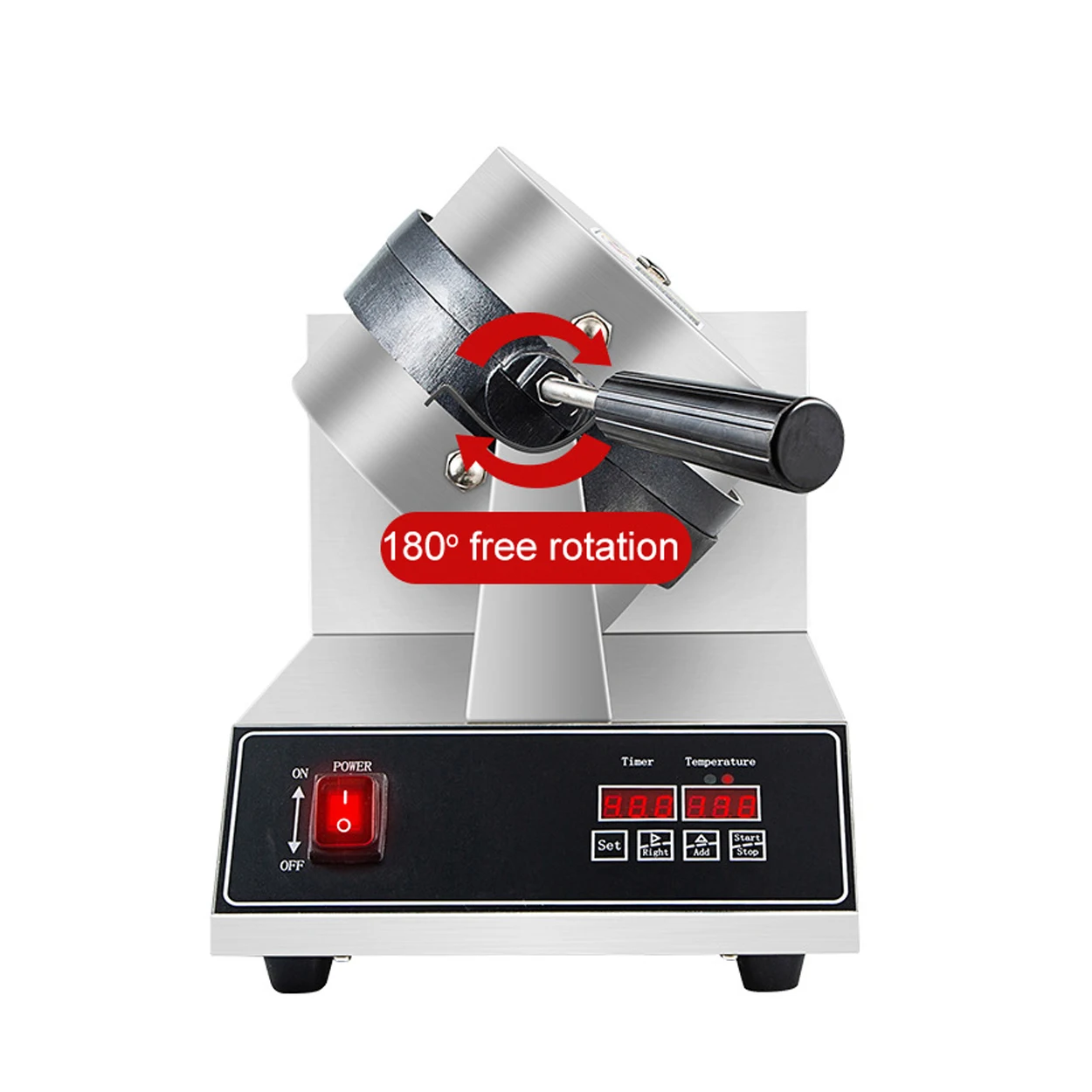 UFO Digital Ice cream Hamburger sandwich machine 360 rotated Panini press waffle machine
