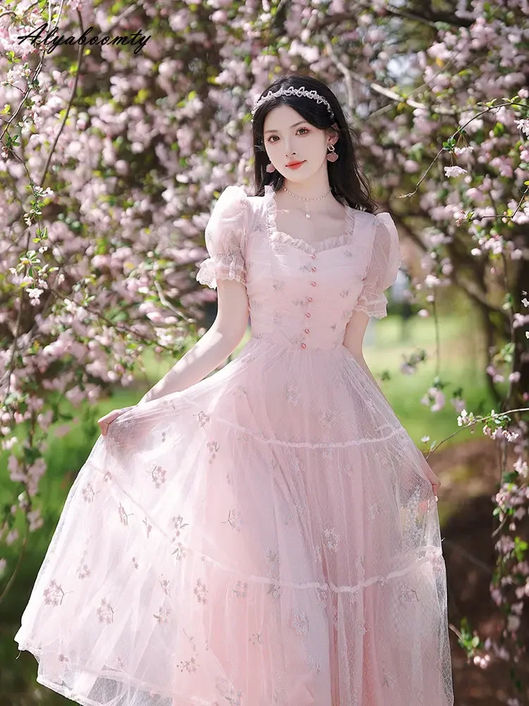 FAIRYTALE PINKISH DRESS,DS4607 main image 1