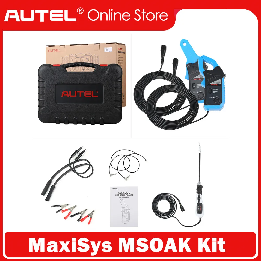 

Autel MaxiSys MSOAK Oscilloscope Accessory Kit Work with the MaxiFlash VCMI Included with Autel Ultra, MS919 and MP408