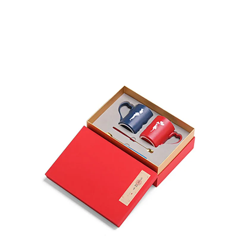 Coffee Couple Mug Set, Unique Funny Tea Ceramic Cup Set for Bride and Groom, Matching Gift for Birthday Anniversary Wedding