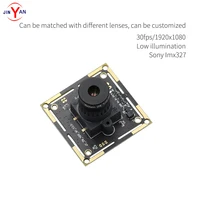 SONY IMX327  2 Megapixel HD  1920*1080 Camera Module  HDR 0.001Lux Starlight Low illumination USB2.0 Webcam MJPEG YUY2 PCBA 1