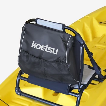 Borsa portaoggetti per schienale del sedile per kayak Borsa protettiva per accessori di grande capacità con custodia in rete per sedia da kayak all'aperto