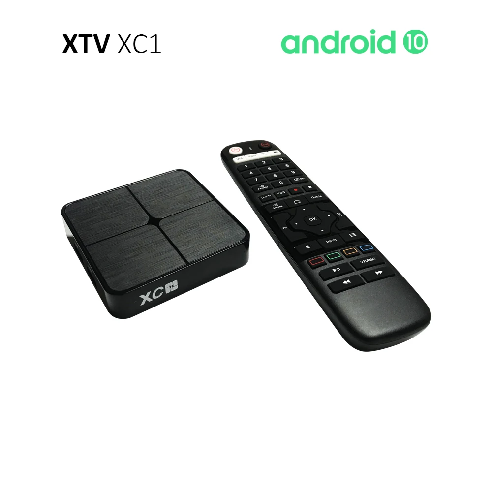 XTV XC1 Android 10 Stalker IP Streaming TV Box Supports Xtream 4K