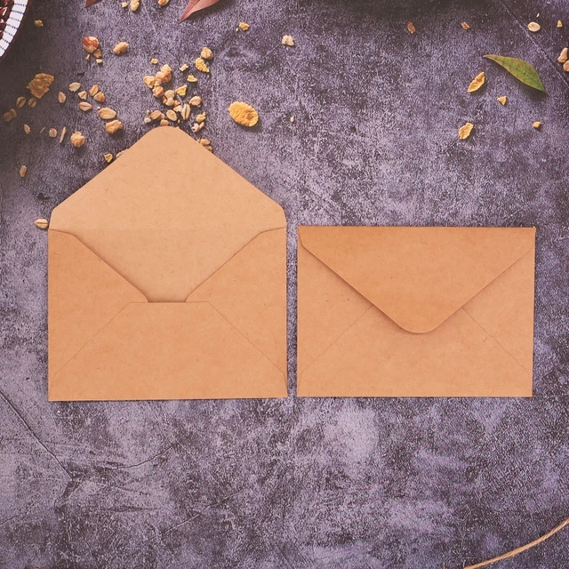 Paper Envelopes Kraft, Sobres Papel Kraft 15,5 x 15,5 - Tarjetas Kraft