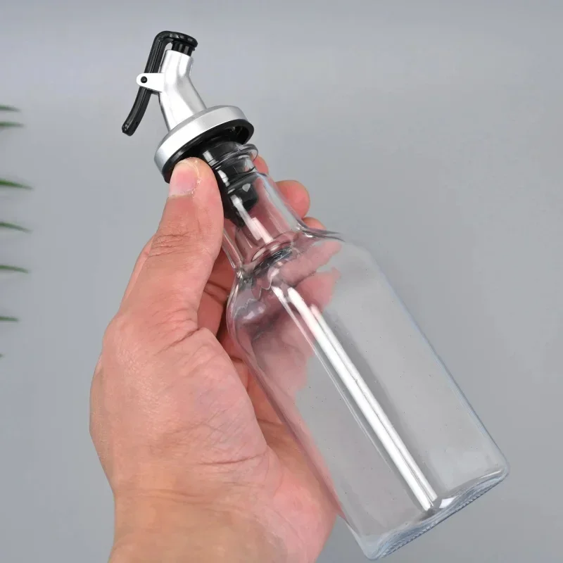 Oil Bottle 150ML/250ML/500ML Oil Pot Plastic Leak-proof Kitchen Seasoning Soy Sauce Vinegar Bottle Transparent Olive Oil Bottle
