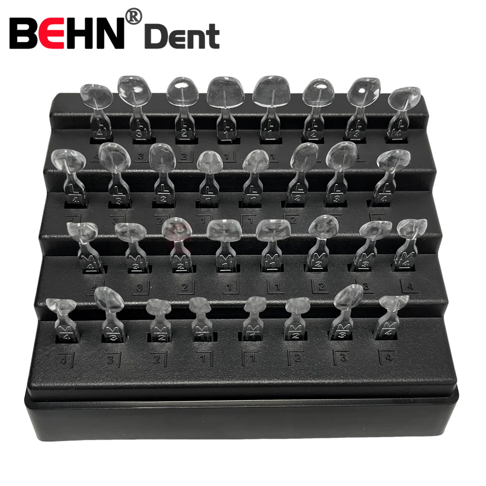 32pcs/Set Dental Veneer Mould Kit Composite Resin Mold Light Cure