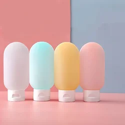 4 - Pack Refillable Travel Lotion Squeeze Bottles - 60ml Portable Soft Containers - 60ml (Light Colorful)