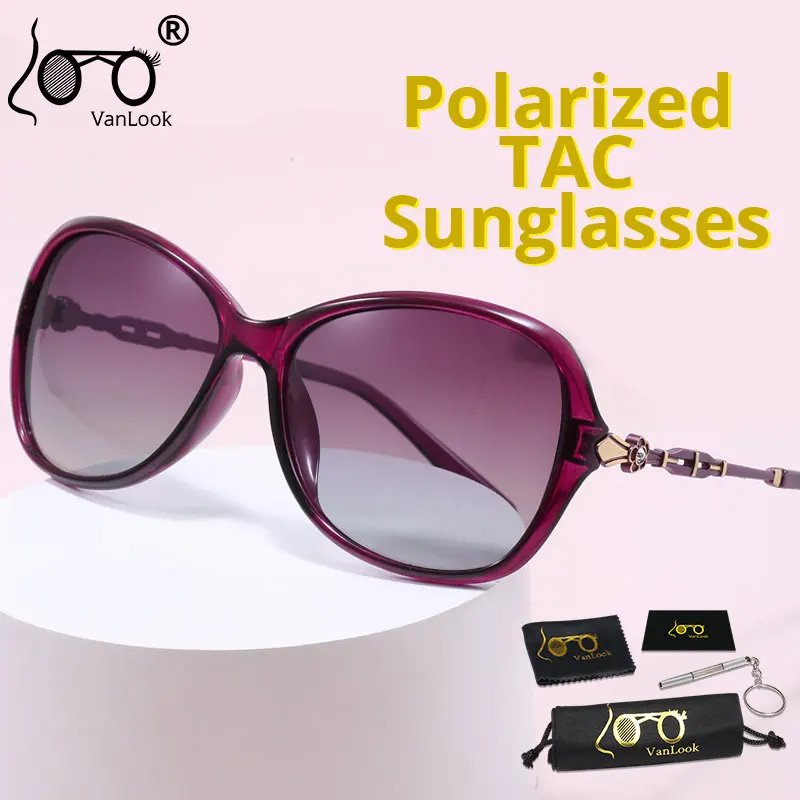 

Women Polarized Sunglasses Big Frame Sun Glasses Okulary Polaryzacyjne Shadows Luxury Female Sunglass for Driving