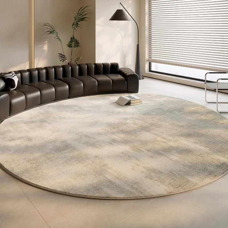Italian Round Plush Rug 2