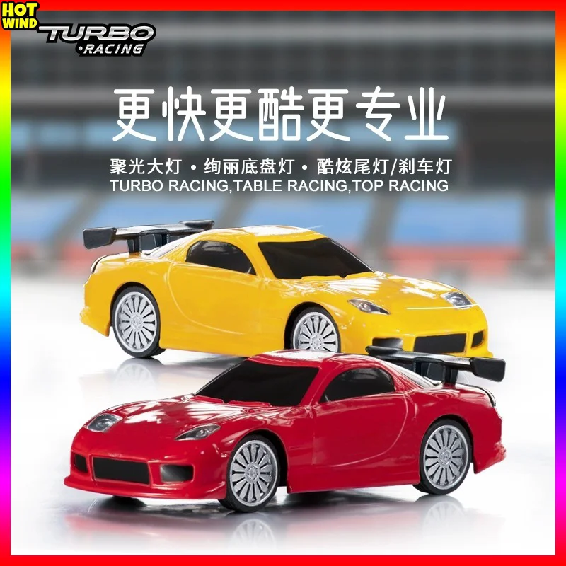 Turbo Racing 1:76 C71 Drift Rc Car Con Gyro Radio Full Proporzionale Telecomando Giocattoli Kit Rtr