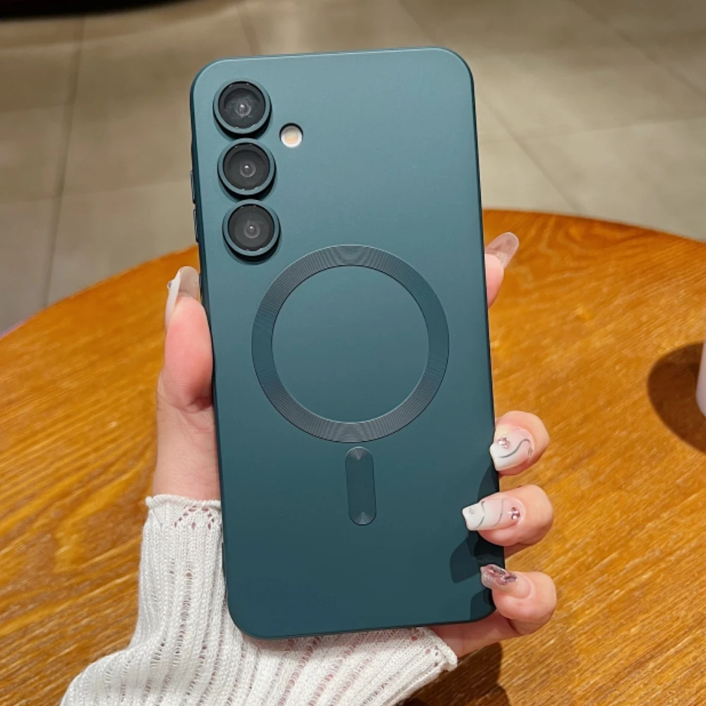Luxury Matte Magnetic Phone Case - Soft Protective Cover