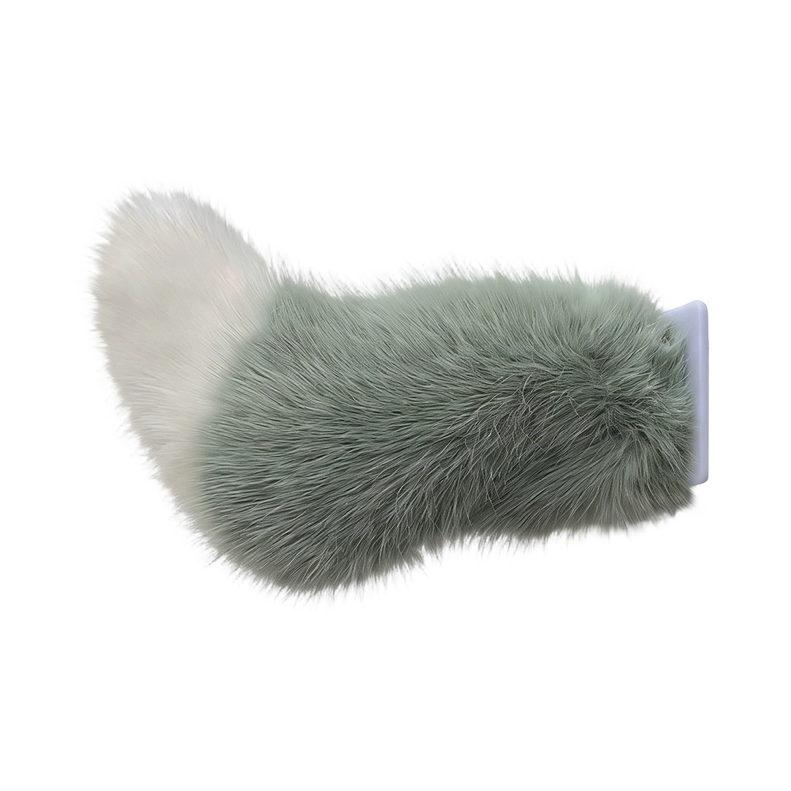 Decorazione per Auto con Coda Pelosa, Ornamento Carino per Auto, Accessorio Morbido a Forma di Coda di Animale per Specchietto Retrovisore e Decorazione Interna - immagine 3