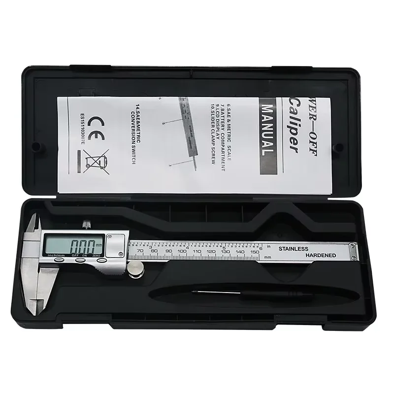6 Inch Digital Vernier Caliper Measuring Tool for Industrial Use