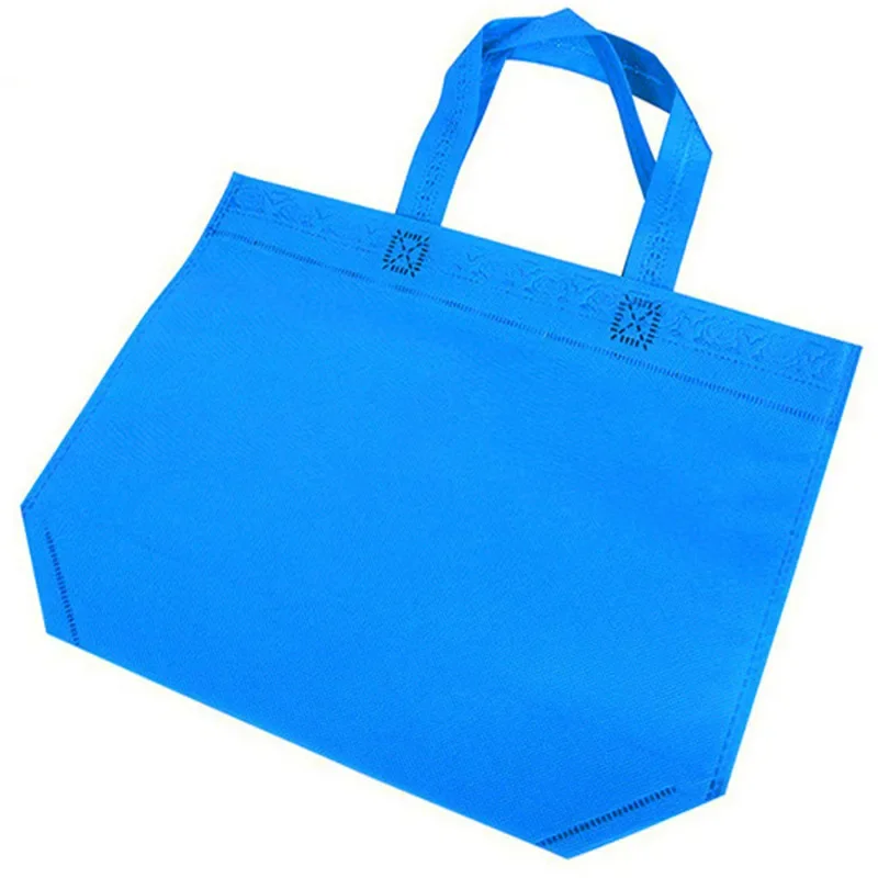 20 pieces  Custom Logo Non Woven Fabric  Shopping Reusable Tote Bag with Handle for Packaging/Gift/Storage 4